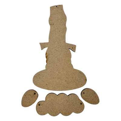 Snowman Jingle Joy Ornament Wood Kit