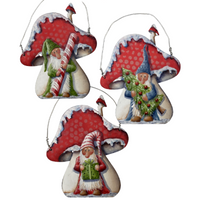 Holiday Gnomes Ornaments Pattern by Chris Haughey