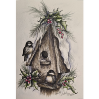 Christmas Cards Pen & Ink E-Pattern by Wendy Fahey