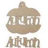 Sparkling Autumn Plaque