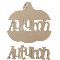 Sparkling Autumn Plaque