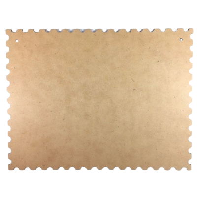5x7 Horizontal Postage Stamp Plaque