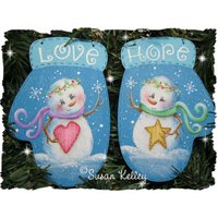 Love & Hope Mitten Ornament