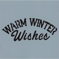 Mini Signs: Warm Winter Wishes