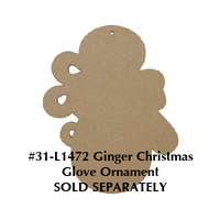 Ginger Christmas Glove Ornament E-Pattern By Paola Bassan
