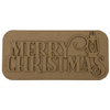Merry Christmas Layered Plaque