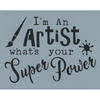 I'm an Artist Stencil