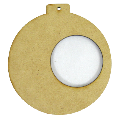 Side Frame Round Infinity Ornament