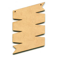 Slanted Ribbon Plaque
