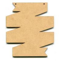 Wide Ribbon Ornament