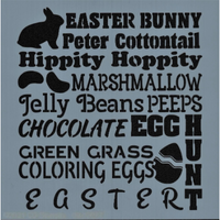 Easter Subway Stencil
