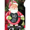 Santa Countdown Ornament