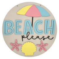 Beach Please Hanger Kit