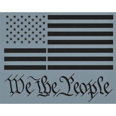 We the People Stencil