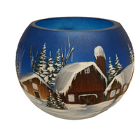 Frosted Winter Candle E-Pattern by Wendy Fahey