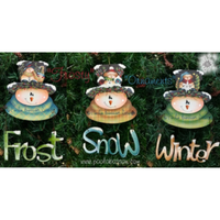 Frosty Ornaments E-Pattern By Paola Bassan