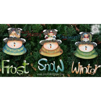 Frosty Ornaments E-Pattern By Paola Bassan