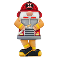Firefighter Gnome E-Pattern By Jeannetta Cimo