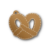 Pretzel Ornament