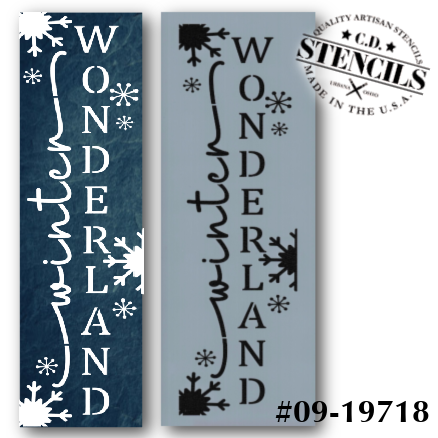 Winter Wonderland Stencil