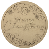 Merry Christmas Flourish Hanger Kit