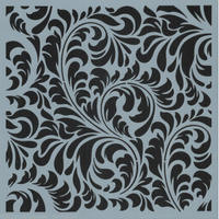 Fancy Flourish Stencil