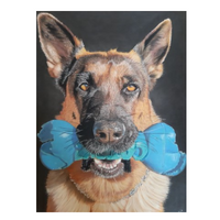 Blues the German Shepherd E-Pattern