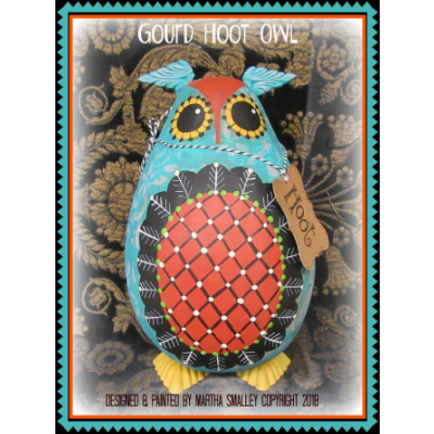 Gourd Hoot Owl E-Pattern