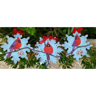 Cardinal Ornaments E-Pattern