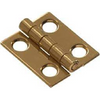 1-1/2" x 1-1/4" Solid Bright Brass Ball Tipped Hinges - 2 pack