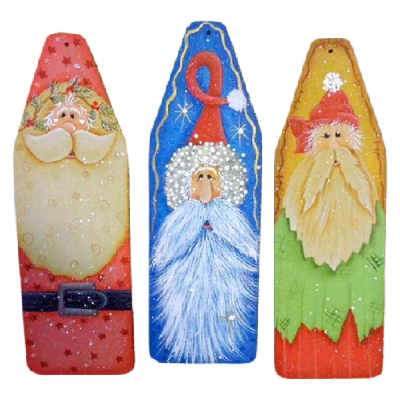 Three Mini Santa E-Pattern