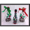 Holly and Ivy Whimsical Patterned Glass Ornament E-Pattern