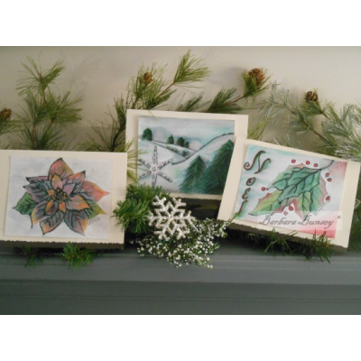 Christmas Greetings E-Pattern by Barbara Bunsey