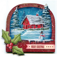 Christmas Cabin Ornament E-Pattern by Chris Haughey