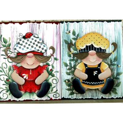 Lil Girlie Gnomes E-Pattern By Jeannetta Cimo