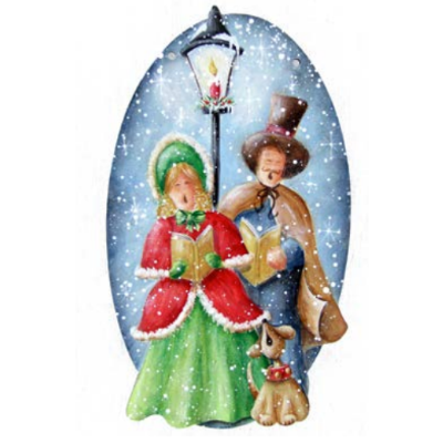 Here We Come A-Caroling Ornament E-Pattern by Chris Haughey