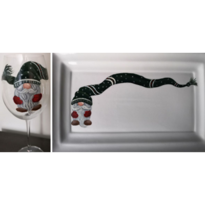 Gnome (Glass Painting) E-Pattern by Wendy Fahey