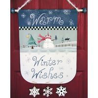 Warm Winter Wishes Banner E-Pattern