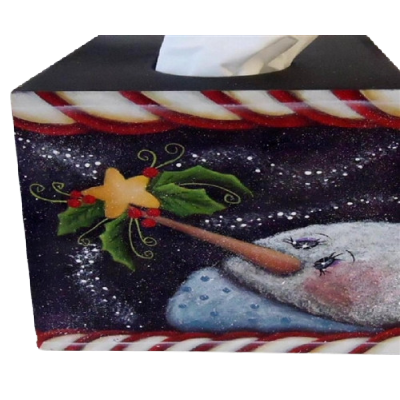Wintery Tissue Box E-Pattern