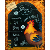 Breakfast Menu E-Pattern