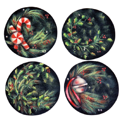 Christmas coaster sets deals