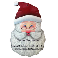 Santa Ornament E-Pattern