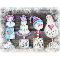 Snow flakes E-Pattern