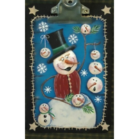 Snowman Mini Clip Board E-Pattern
