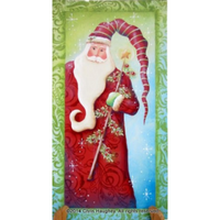 Sparkle Tree Santa Plaque E-Pattern