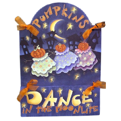Pumpkins Dance in the Moonlite E-Pattern