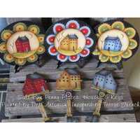 Salt Box Penny Plates, Houses & Keys E-Pattern