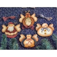 Santa & Friends Angel Ornaments E-Pattern