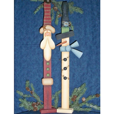 Santa & Snowman Paint Sticks E-Pattern
