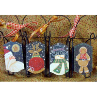 Four Wintery Sleds E-Pattern